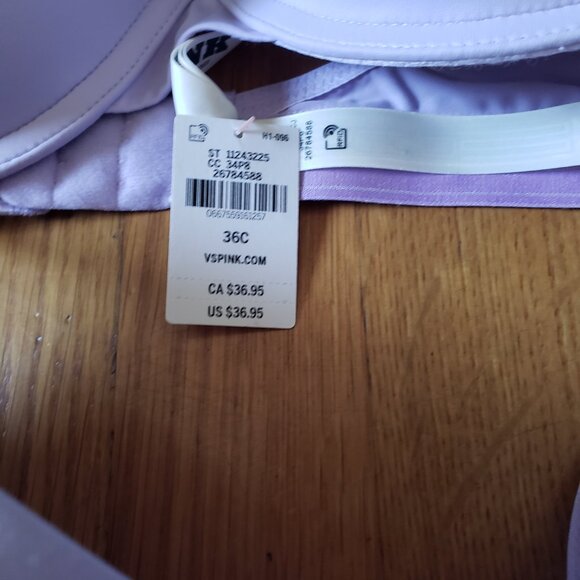 Pink Victoria's Secret Wear Everywhere Pushup Bras NWT 36C - Picture 2 of 5